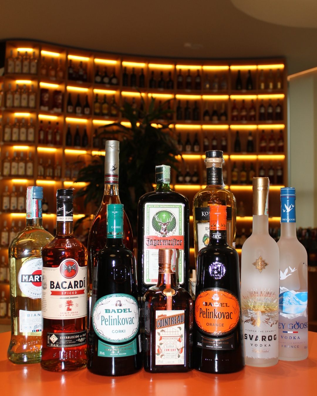 Argo Showroom showroom close-up — spirits display